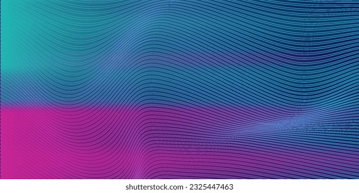 Vector halftone gradient effect. Vibrant abstract background style colors and textures.