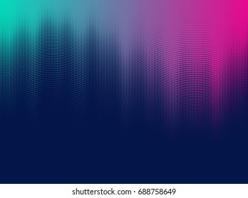 Vector halftone gradient effect  Vibrant abstract background  Retro 80's style colors   textures 