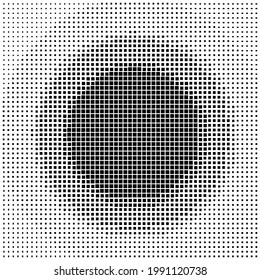 Vector halftone gradient pattern. Fading halftone background. Pop art pattern, texture. Vector illustration. EPS10