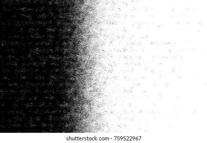 Vector halftone gradient pattern made of dots with randomized circles. Vector.