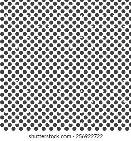 Vector halftone gray dots illustration hotbox  