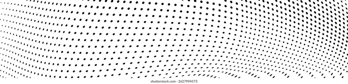 Vector halftone modern pop art twisted texture for poster, cover, business card, postcard, art label layout, sticker