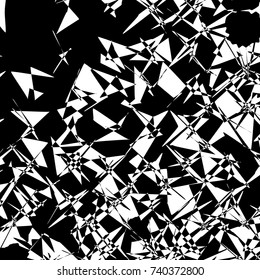 Vector Halftone Pattern. Black and White Vector Illustration.