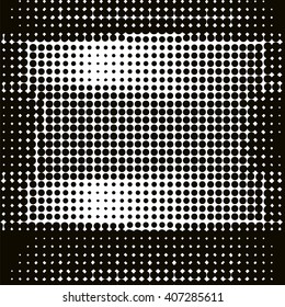 Vector Halftone Pattern.. Dots on White Background.