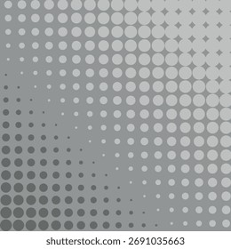 Vector halftone pattern easy edit for you design. Vector dots pattern on a white. Retro dots. Retro styled background of halftone dots.