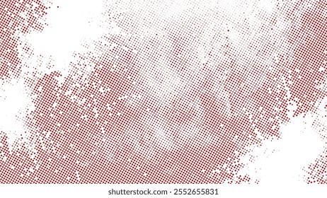 Vector halftone pattern effect texture. Dotted Gradient Texture of weaving fabric Grunge background. Abstract halftone vector illustration