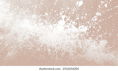 Textura de efecto de patrón de semitono de Vector, diseño de polvo y arañazos. Fondo abstracto grunge negro. Copiar espacio grunge blanco y negro Vector Fondo 