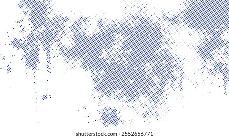 Padrão de meio-tom vetor textura de efeito grunge, Textura de pintura de parede, Poeira e arranhões design, Ilustração de vetor de meio-tom abstrata