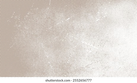 Vector halftone pattern grunge effect texture, Wall paint texture, Dust and scratches design,  Abstract halftone vector illustration