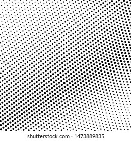 Vector Halftone Pattern. Set of Dots. Dotted Texture on White Background. Overlay Grunge Template. Distress Linear Design. Fade Monochrome Points. Pop Art Backdrop.