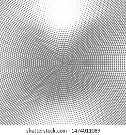 Vector Halftone Pattern. Set of Dots. Dotted Texture on White Background. Overlay Grunge Template. Distress Linear Design. Fade Monochrome Points. Pop Art Backdrop.