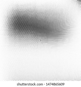 Vector Halftone Pattern. Set of Dots. Dotted Texture on White Background. Overlay Grunge Template. Distress Linear Design. Fade Monochrome Points. Pop Art Backdrop.