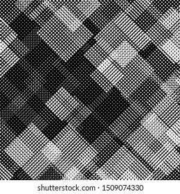 Vector Halftone Pattern. Set of Dots. Dotted Texture on White Background. Overlay Grunge Template. Distress Linear Design. Fade Monochrome Points. Pop Art Backdrop.