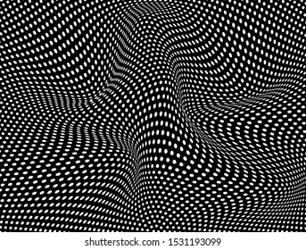Vector Halftone Pattern. Set of Dots. Dotted Texture on White Background. Overlay Grunge Template. Distress Linear Design. Fade Monochrome Points. Pop Art Backdrop.
