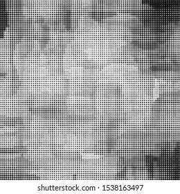 Vector Halftone Pattern. Set of Dots. Dotted Texture on White Background.