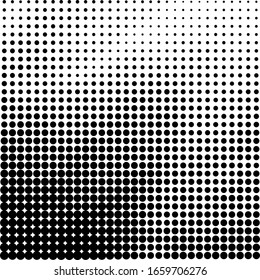 Vector Halftone Pattern. Set of Dots. Dotted Texture on White Background. Overlay Grunge Template. Distress Linear Design. Fade Monochrome Points. Pop Art Backdrop.