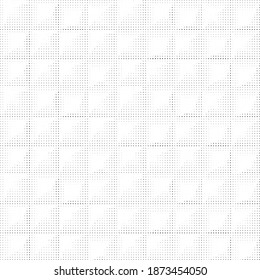 Vector Halftone Pattern. Set of Dots. Dotted Texture on White Background. Overlay Grunge Template. Distress Linear Design. Fade Monochrome Points. Pop Art Backdrop.