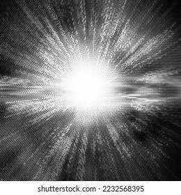 Vector Halftone Pattern. Set of Dots. Dotted Texture on White Background. Overlay Grunge Template. Distress Linear Design. Fade Monochrome Points. Pop Art Backdrop.