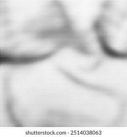 Vector Halftone Pattern. Set of Dots. Dotted Texture on White Background. Overlay Grunge Template. Distress Linear Design. Fade Monochrome Points. Pop Art Backdrop.