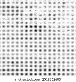 Motif D'Image vectorielle En Demi-Teinte. Ensemble de points. Texture en pointillés sur fond blanc. Superposition de Template grunge. Distress Linear Design. Atténuer les points monochromes. Arrière-Plan Art Pop.
