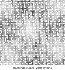 Vector Halftone Pattern. Set of Dots. Dotted Texture on White Background. Overlay Grunge Template. Distress Linear Design. Fade Monochrome Points. Pop Art Backdrop.