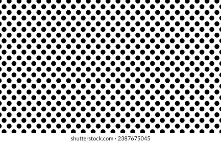 Vector Halftone Polka Dot Overlay with Transparent Background