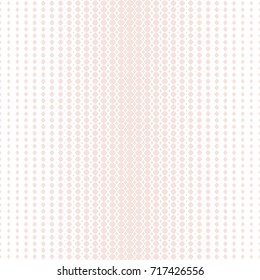 Vector halftone seamless pattern with diamond shapes, rhombuses. Romantic fashionable texture in soft pastel colors, pink & white. Abstract geometric background. Design for decor, invitation, fabric