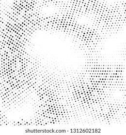 Vector halftone texture. Abstract halftone texture with dots. Black and white minimal abstract background.