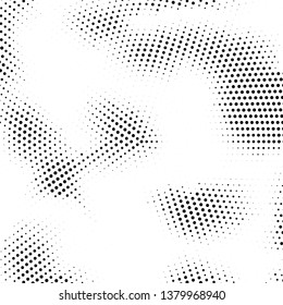 Vector halftone texture. Abstract halftone texture with dots. Black and white minimal abstract background.