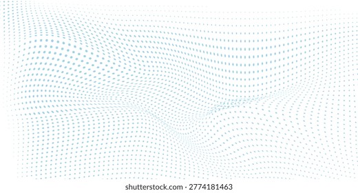 Vector Halftone Texture with the dots becoming smaller and more spaced out towards the edges, and larger and more concentrated in the center.