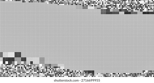 Textura de semitono de Vector. Fondo geométrico mínimo.  Ilustración vectorial. Abstractas textura semitono con puntos.