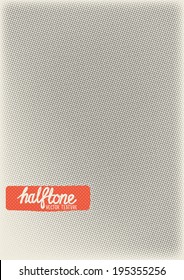 Vector Halftone Texture. Halftone pattern texture to add depth to designs. Layered vector illustration.