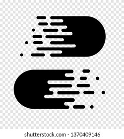 Vector Halftone Transition Abstract Wallpaper. Seamless Black And White Irregular Rounded Lines Background for modern flat web site design.Vector illustration EPS 10.