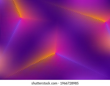 Vector halftone with vivid gradients abstract background design