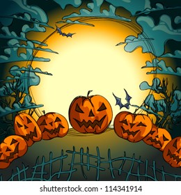 Vector Halloween background
