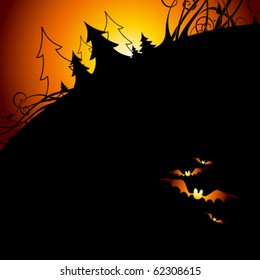 Vector Halloween background