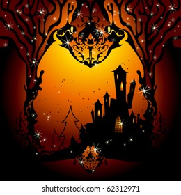 Vector Halloween background