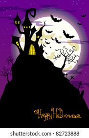 Vector halloween background