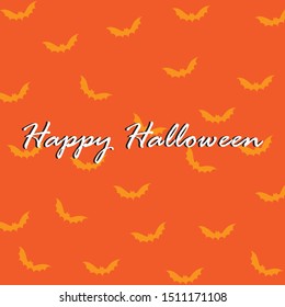 Vector Halloween background with bats.