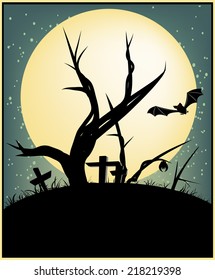 Vector Halloween background flyers