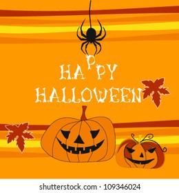 Vector Halloween  background illustration