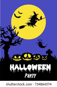 Vector halloween background wallpaper