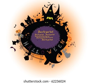 vector halloween banner