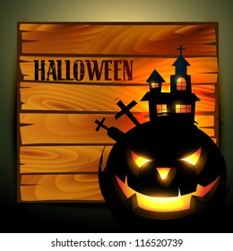 vector halloween design with space for your text