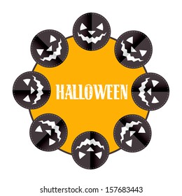 vector halloween design with space for your text