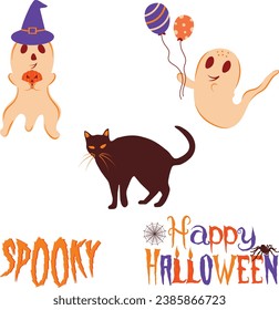 Vector Halloween Elements Collections for social media, post, banner, flyer and more