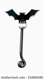 Vector of Halloween fork