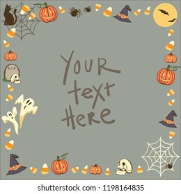 Vector Halloween Frame