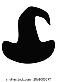 Vector Halloween hat for banners, cards, posters, prints.