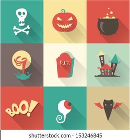 Vector halloween icons